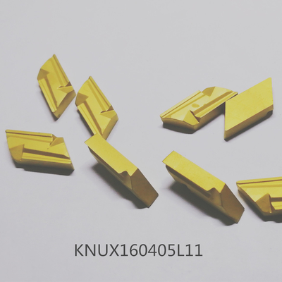 堅くされた鋼鉄のためのKNUX160405L CNCの炭化物の挿入物92 HRC
