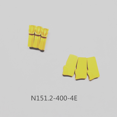 合金のためのN151.2-400-4E CNCの炭化物の分割そして溝を作る挿入物