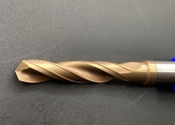 Round Shank Solid Carbide Drill Smooth Chip Removal For Stainless Steel