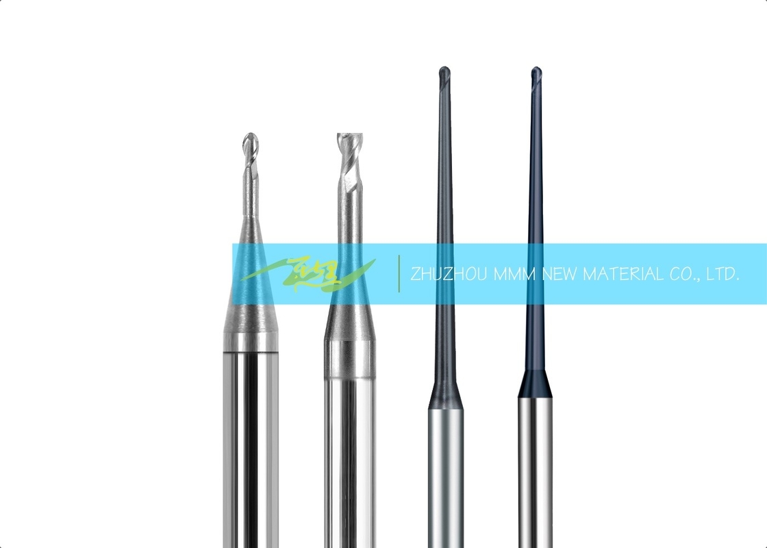 Micro Diameter Solid Carbide End Mills For Small Size And Deep Groove Milling