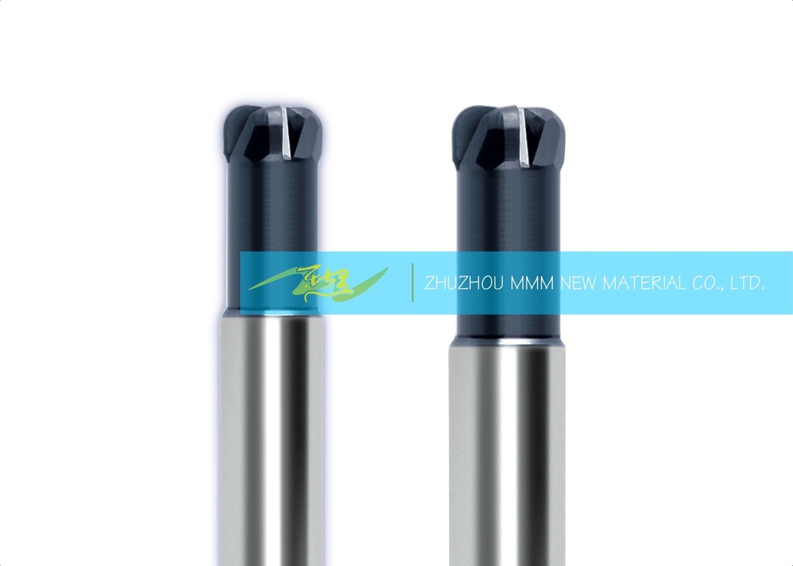High Metal Removal Rate Metric Ball End Mill / Aluminum Cutting End Mills